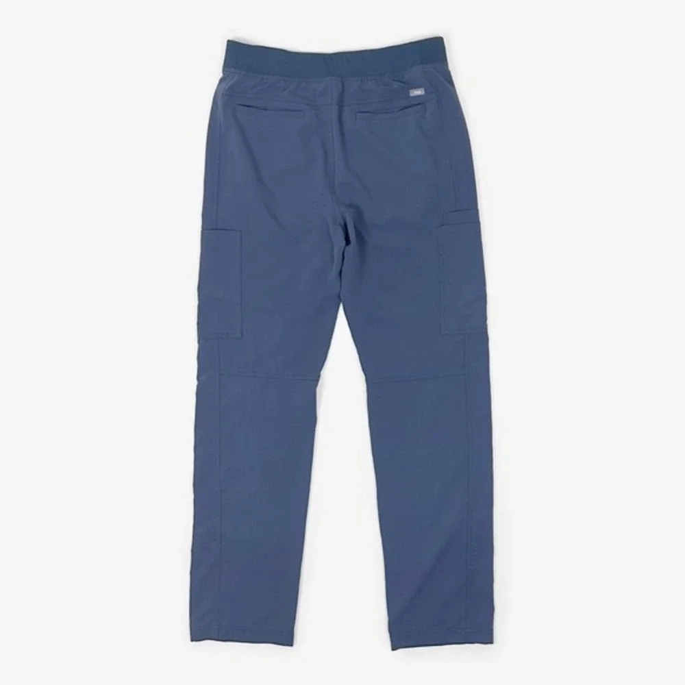 FIGS Axim Cargo Scrub Pants Size M Blue‎ M Technical Collection Medical Uniform
